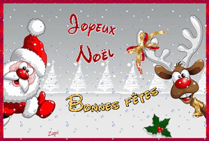 gif joyeux Noël bonnes fêtes